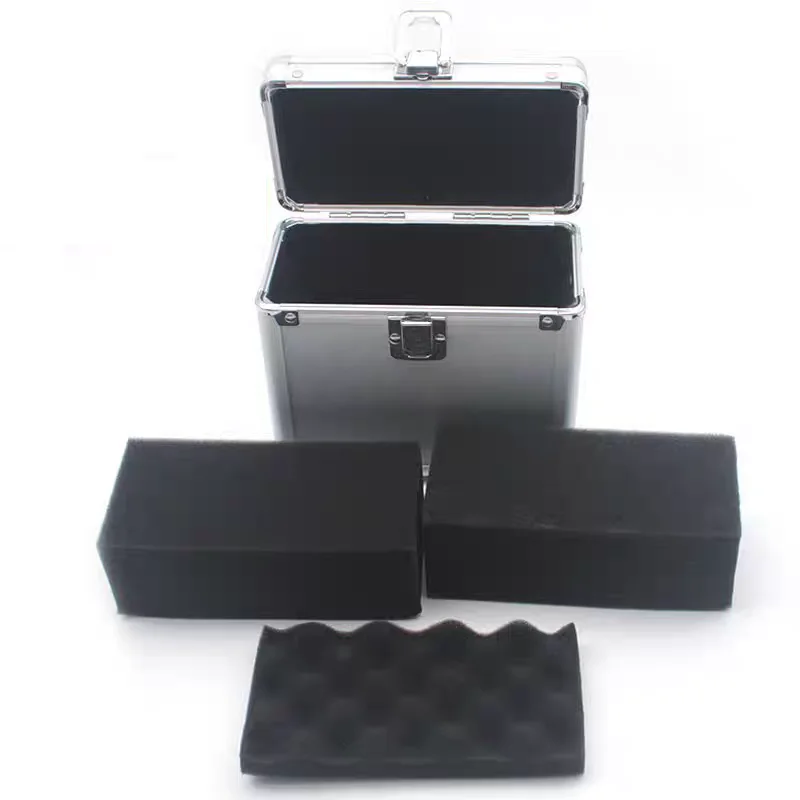 Small Tool Box Mini Aluminum Alloy Toolbox Portable Storage Case Precision Instrument Box Suitcase Impact Resistant With Sponge