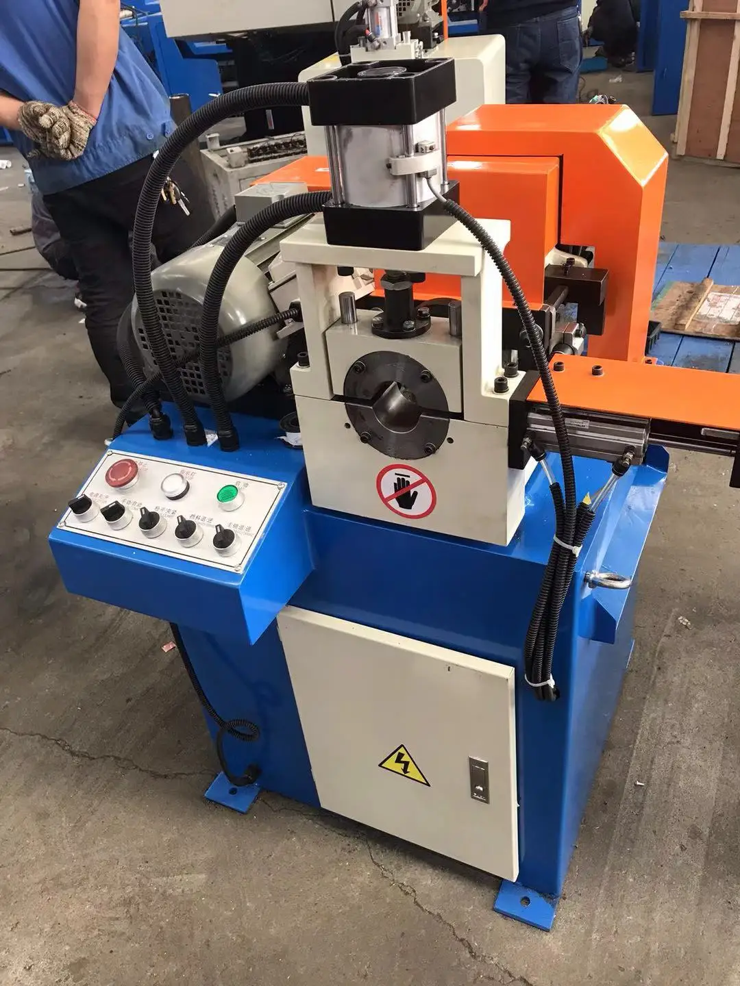 BR-120 Single Head  Semi Automatic Hydraulic Edge Polishing and Chamfering Machine