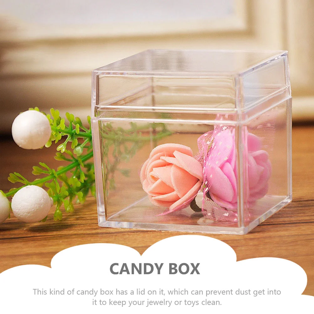 Single Cupcake Holders Toy Clear Favor Boxes Packing Transparent Jewelry Case Gift