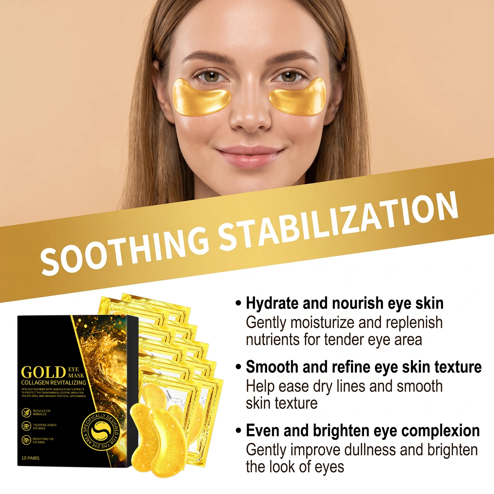 Gouden collageen kristallen oo - Collagen Under Eye Patches recensie en prijs