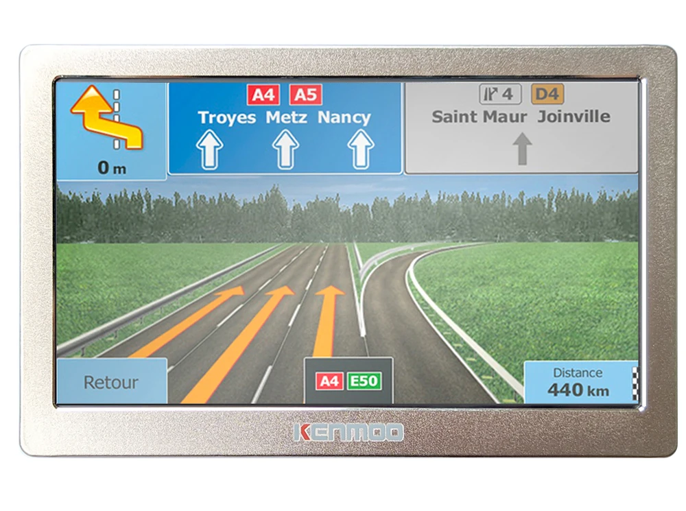 Navigazione portatile GPS HD da 7 pollici 2024 mappe per Europa Russia Auto Camion CAMPING Caravan Navigator Sat Nav Aggiornamenti a vita 700T