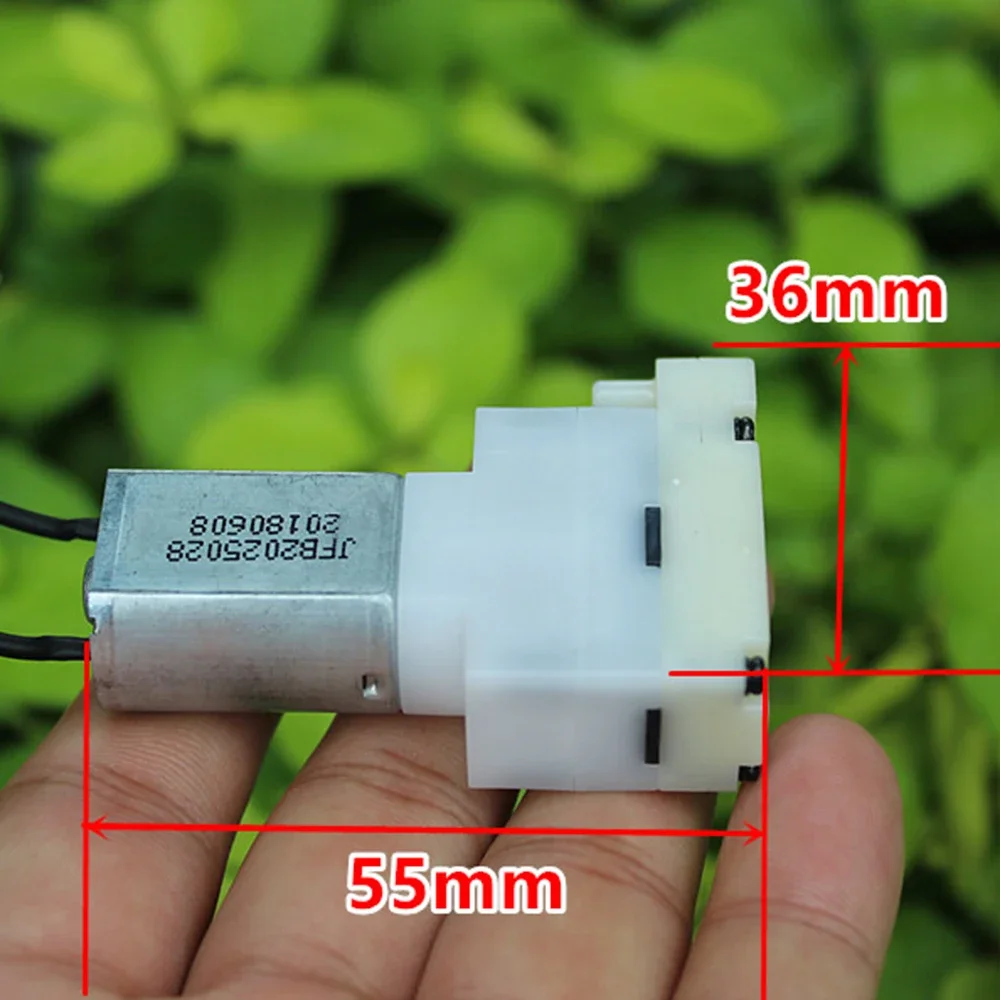 130 DC Motor Air Pump DC 3.7V Diaphragm Gas Electric Oxygen Pump Mini DC Vacuum for Aquarium Household Fish Tank