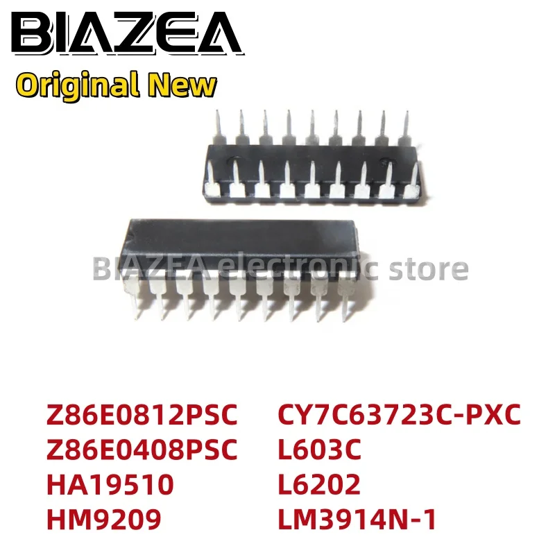 1piece Z86E0812PSC Z86E0408PSC HA19510 HM9209 CY7C63723C-PXC L603C L6202 LM3914N-1 DIP18