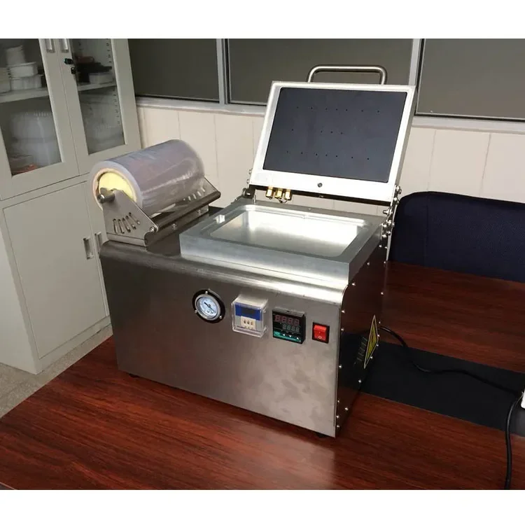 35Kg Table Top Meat Fast Food Skin Vacuum Tray Sealer Vacuum Skin Sealer Packaging Machine