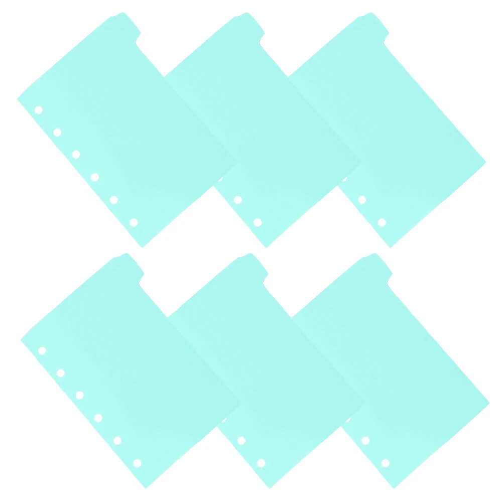 

A7 Plastic Notebook Dividers Sturdy Pp Material For Loose Leaf Binder Journal Insert Tab Divider Sheets Organizer Planner