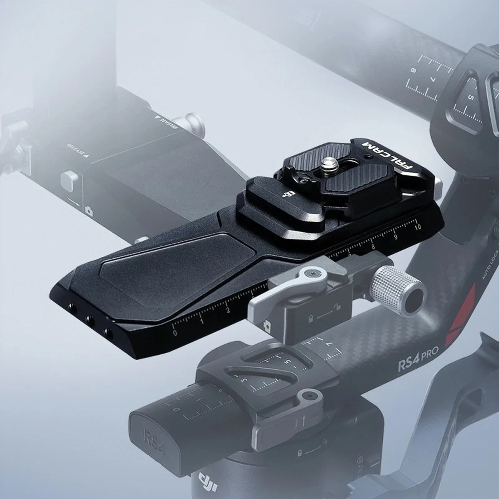 Falcam F38 Quick Release Kit V2 compatible with DJI RS5/RS4/RS4 Pro/RS3/RS3 Pro/RS2 Gimbals/RSC2