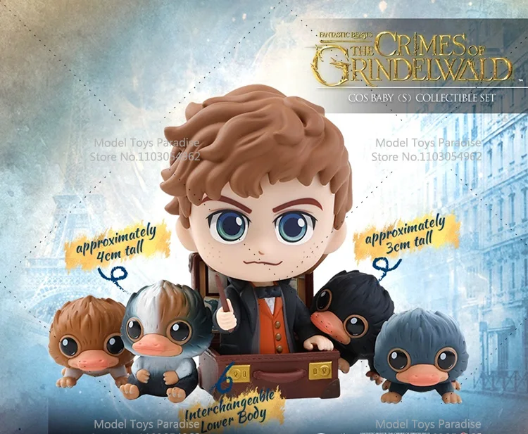 Hot Toys COSB537  2.7-9.5cm Fantastic Beasts Newt Scamander Full Set Soldier Action Figure Collectible Model Gifts