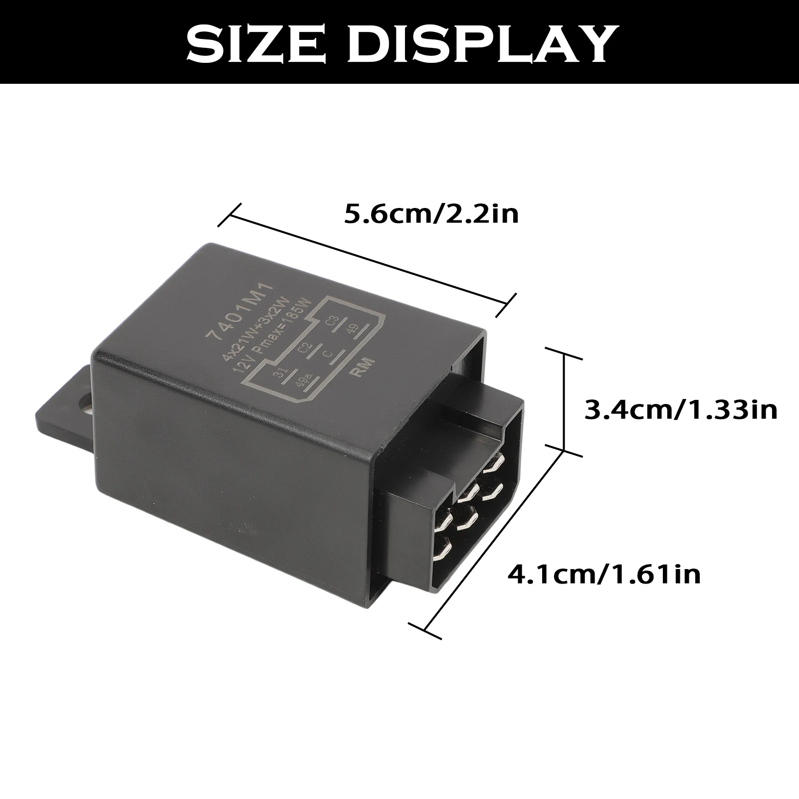 54229002 Flasher Relay Tractor Indicator Relay 12V 21W 335200160 for Tractor Vintage Car Trucks