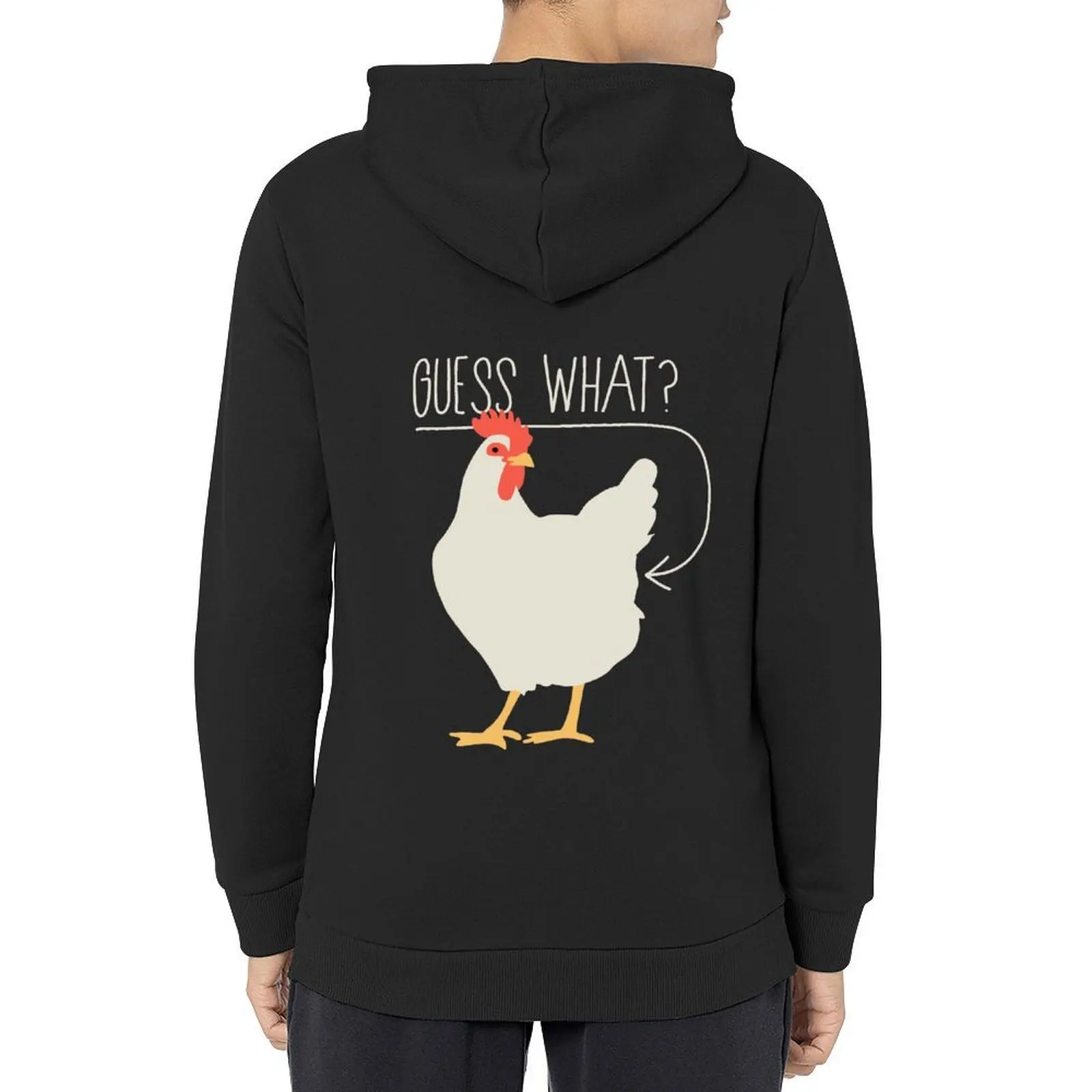 

Guess what - Chicken butt Hoodie mens clothes mens clothing clothes for men designer hoodies