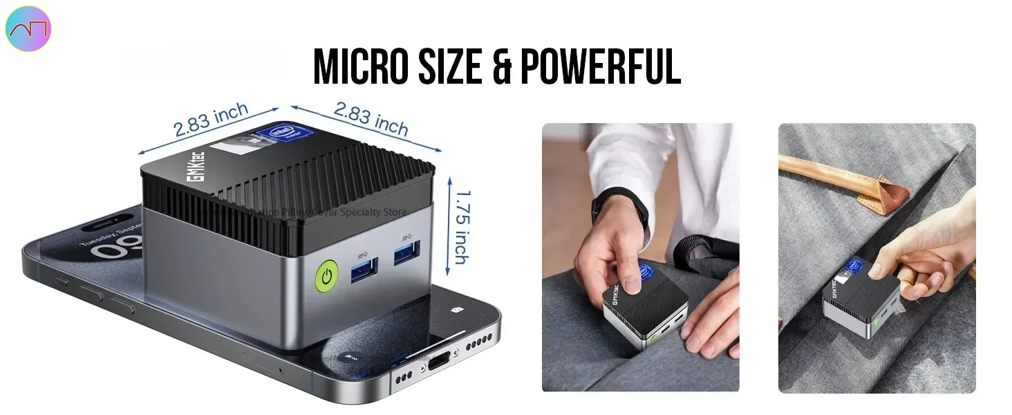 GMKtec G5 ألدر ليك N97 كمبيوتر صغير ويندوز 11 برو DDR5 4800Mhz 12GB 256GB NGFF SSD WIFI 5 BT5.0 كمبيوتر الجيب المحمول