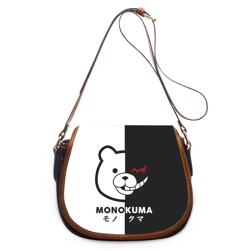 Danganronpa Monokuma anime Print New Fashion Women Crossbody Bag Handbags Women Bags Zipper Shoulder Bag Women Shoulder Bag