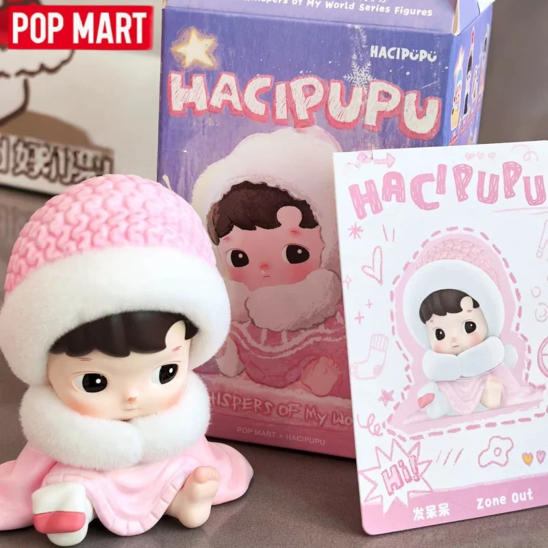 

POP MART Original HACIPUPU Whispers of My World Series Blind Box Anime Figure Cute Desktop Decoration Toy Ornament Birthday Gift