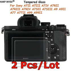 2 pièces pour Sony Alpha ILCE-7 7R 7S 9 77 99 A7 A7R A7S III IV A9 A77 A99 II Guatemala Verre Protecteur D'écran Film De Protection Garde