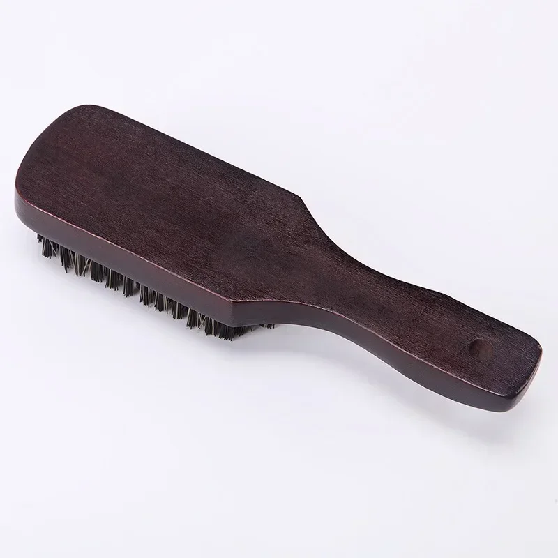 

Vintage Oil Head, Back Head, Beard, Facial Cleaning, Washing, Operating, and Brushing Solid Wood Nylon Hair Comb Brush
