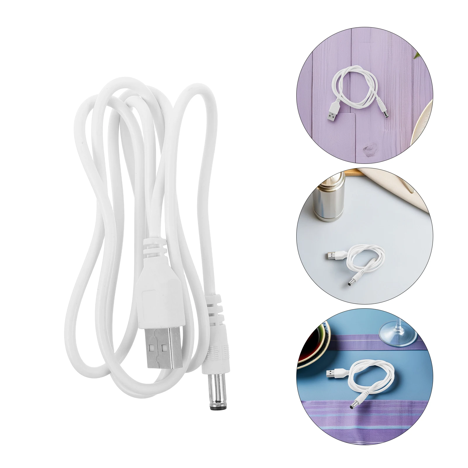Universal Usb Charging Cable For Smart Trash Can 5V1A Plastic Power Supply Cord Replacement Garbage Bin Line Household