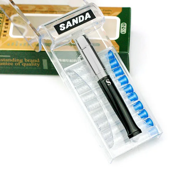 

Sanda 1set 1 cigarette holder + 10 sd29 Filters cigarette holder Cigarette Filters Smoking Pipe SD21