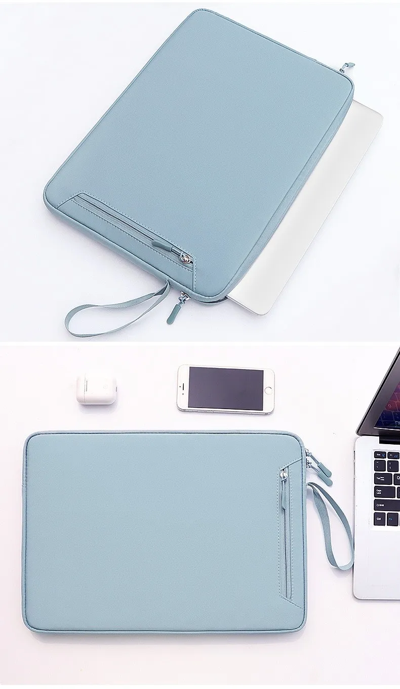 Laptop-Schutzhülle 13,3-15,4 Zoll Wasserdichte Tragetasche für MacBook, Notebook, Tablet – Detail 20