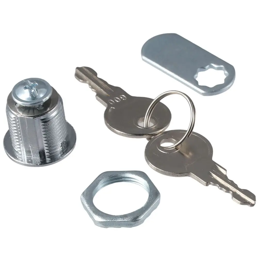 1 Pack Cabinet Locks with Keys, Zinc Alloy 5/8