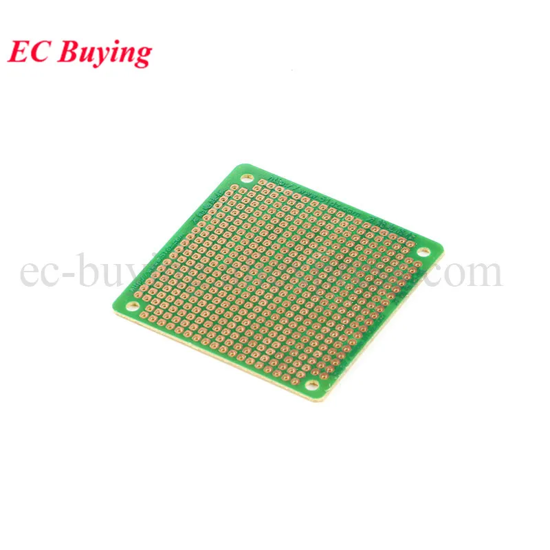 10 pçs 6x6cm diy protótipo de papel pcb placa de circuito universal placa de ensaio sem solda placa de baquelite placa elétrica de lado único