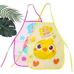 Children's painting waterproof apron children's cartoon oil-proof painting apron painting clothes overalls