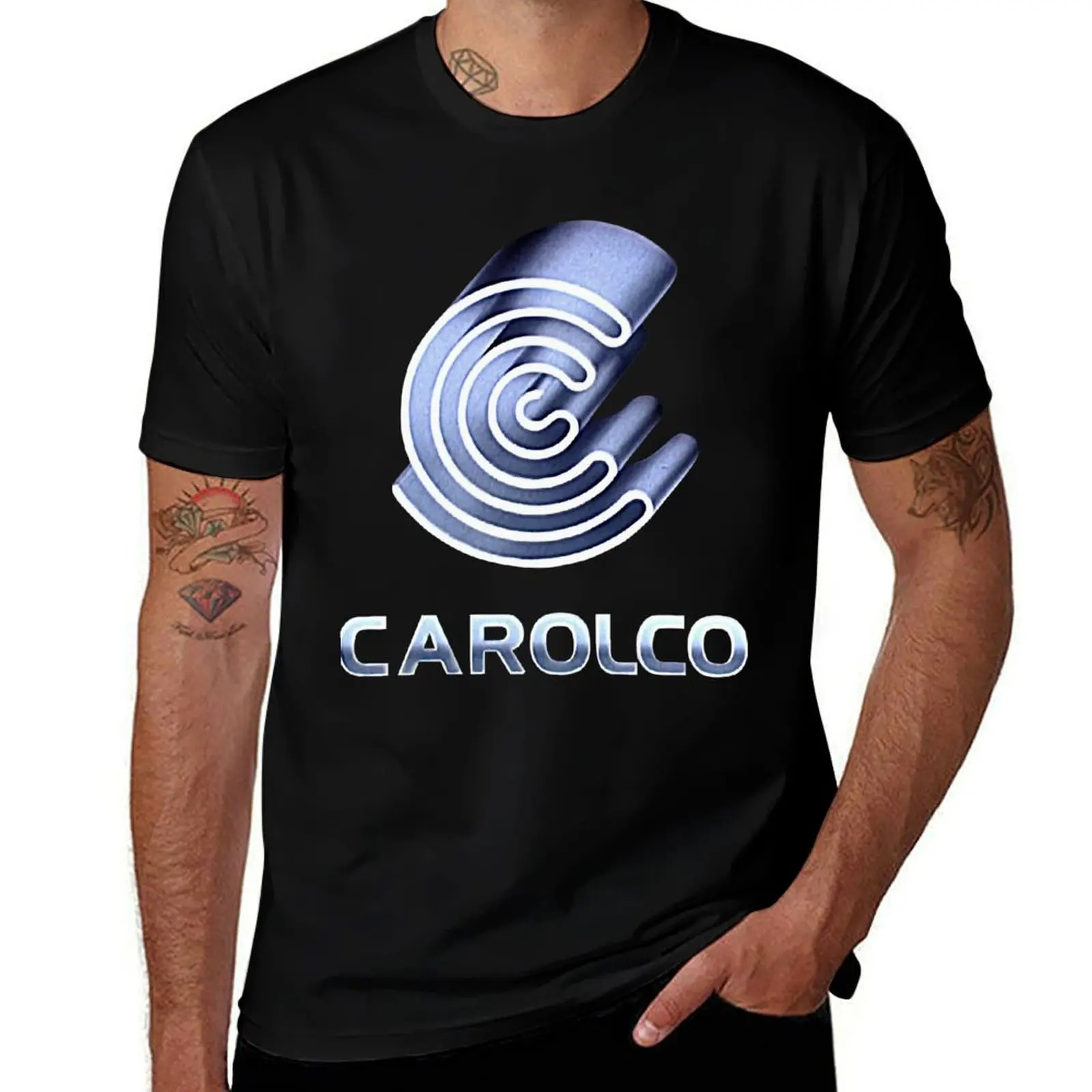 

CAROLCO PICTURES Logo Defunct Company Logo Movie Company Film Buff T-Shirt mens graphic t shirts T-Shirt