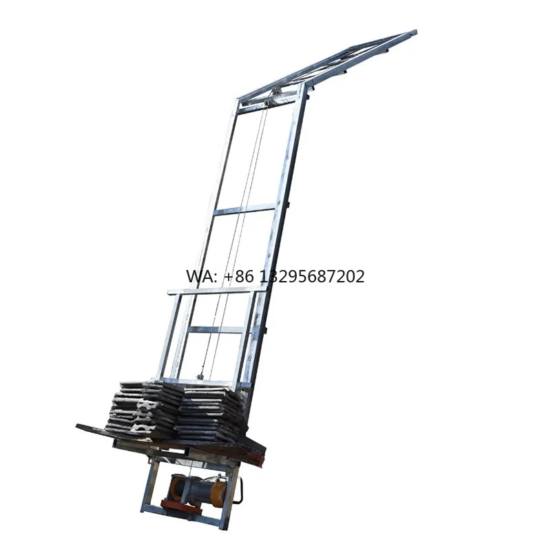 

Portable Electric Hoist for Small Buildings New Condition Mobile Steel Construction Solar Panel Lift for Inclined Roof