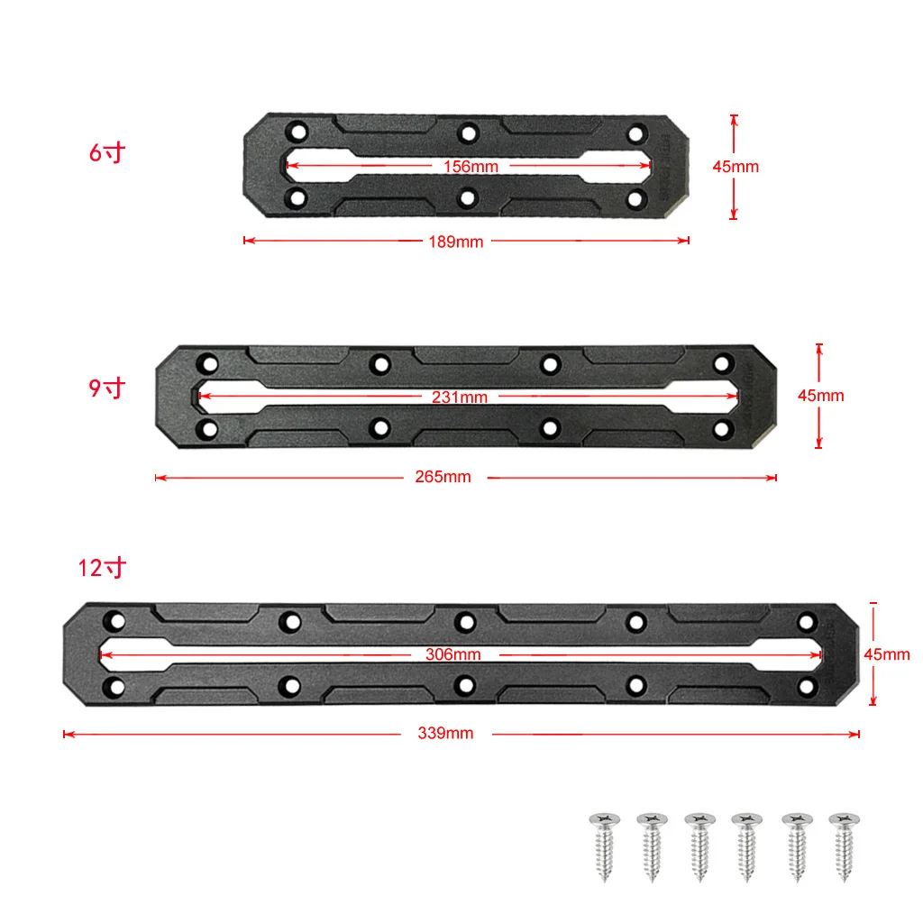 Kayak Low Profile Track for Fishing Rod Holder Gear Track Accessories for Cup Holder Mount Track Rail Track for Paddle Holders - view 3