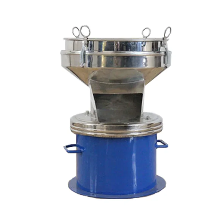450 Type Stainless Steel Vibrating Filter Machine for Food Industry Soy Milk Liquid Filter Sieve Shaker New Motor Condition New
