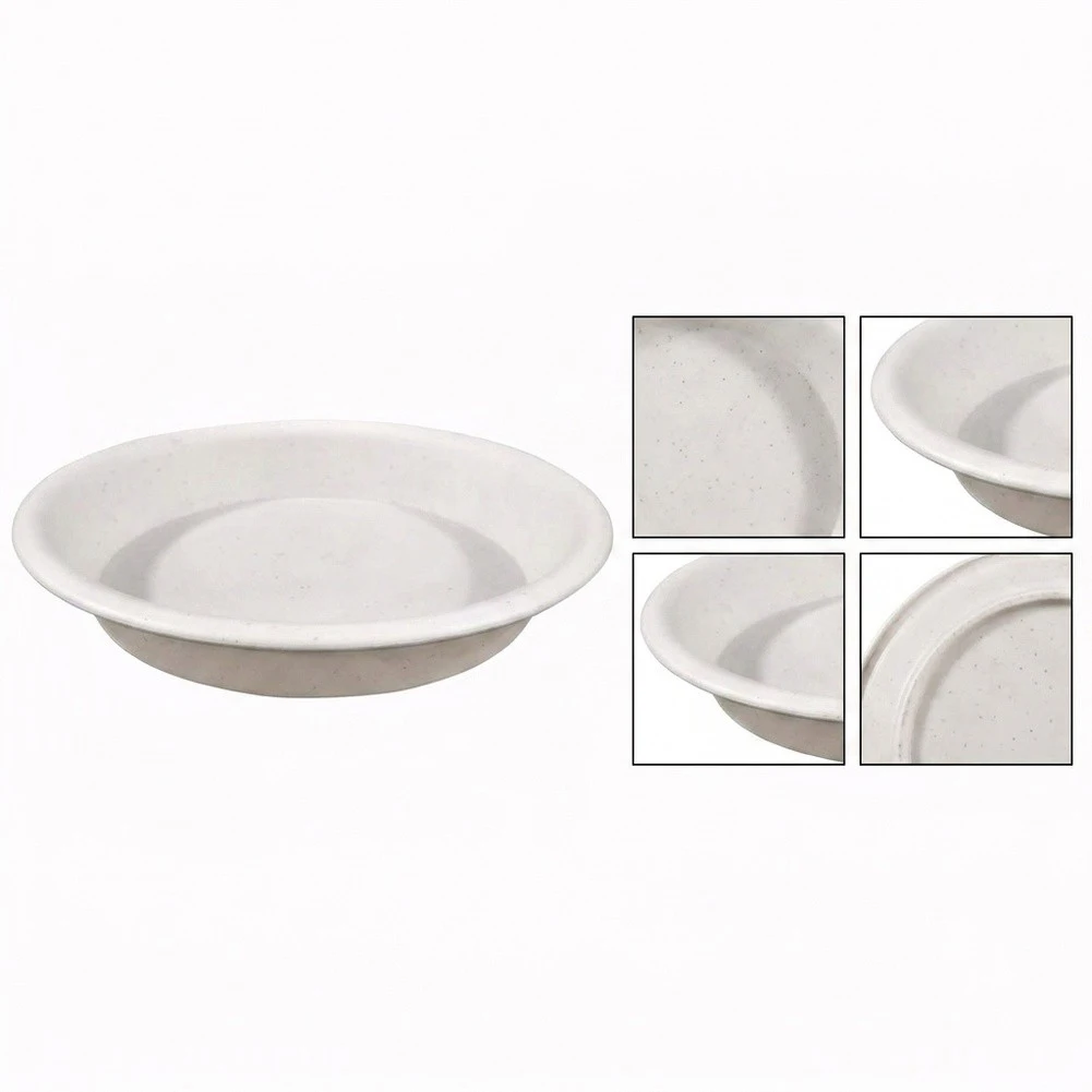 Plant Water Catcher Saucer Set 4 Pieces Resin Material for Indoor Outdoor For Pots to Protect Tables Desks and Shelves