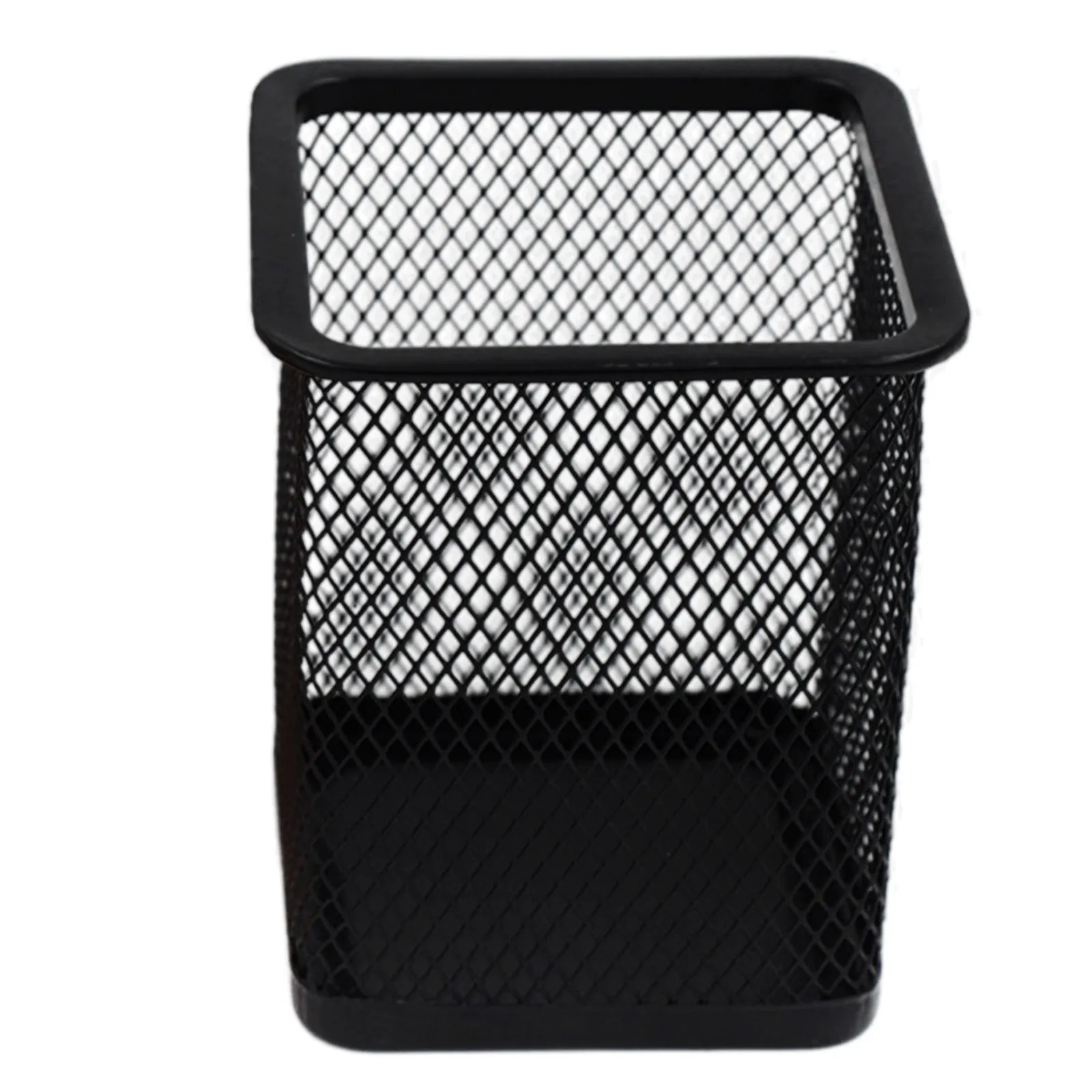 Black Mesh Desk Accessory Container for Pens Organizers and Accessories Holder Pencil Desktop Storage Basket