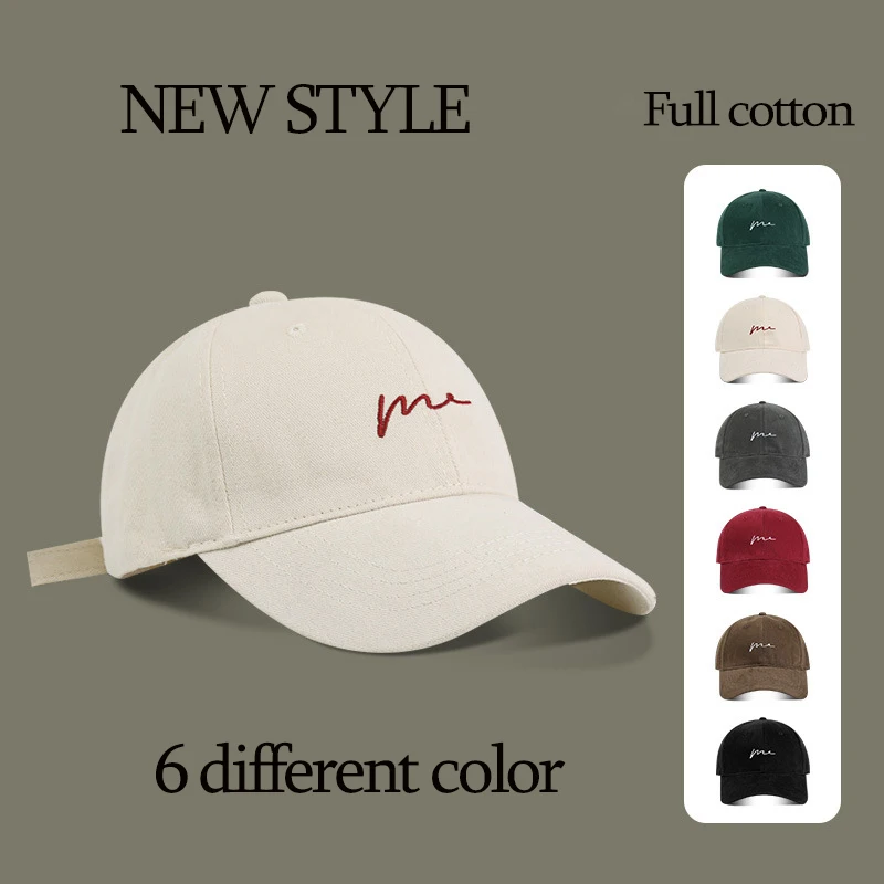 

Embroidery Baseball Cap Breathable Women Men Snapback Cap Female Male Visors Sun Hat Unisex Adjustable Cotton Trucker Hats