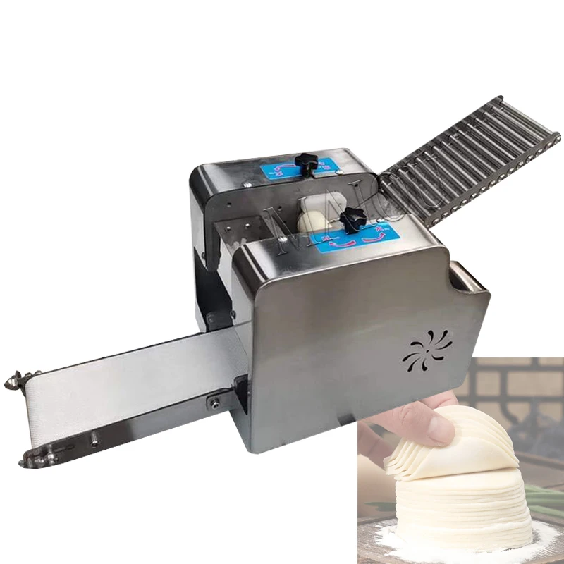 Commercial Automatic Tabletop Automatic Dumpling Empanadas Gyoza Pizza Wonton Dough Skin Wrapper Making Machine