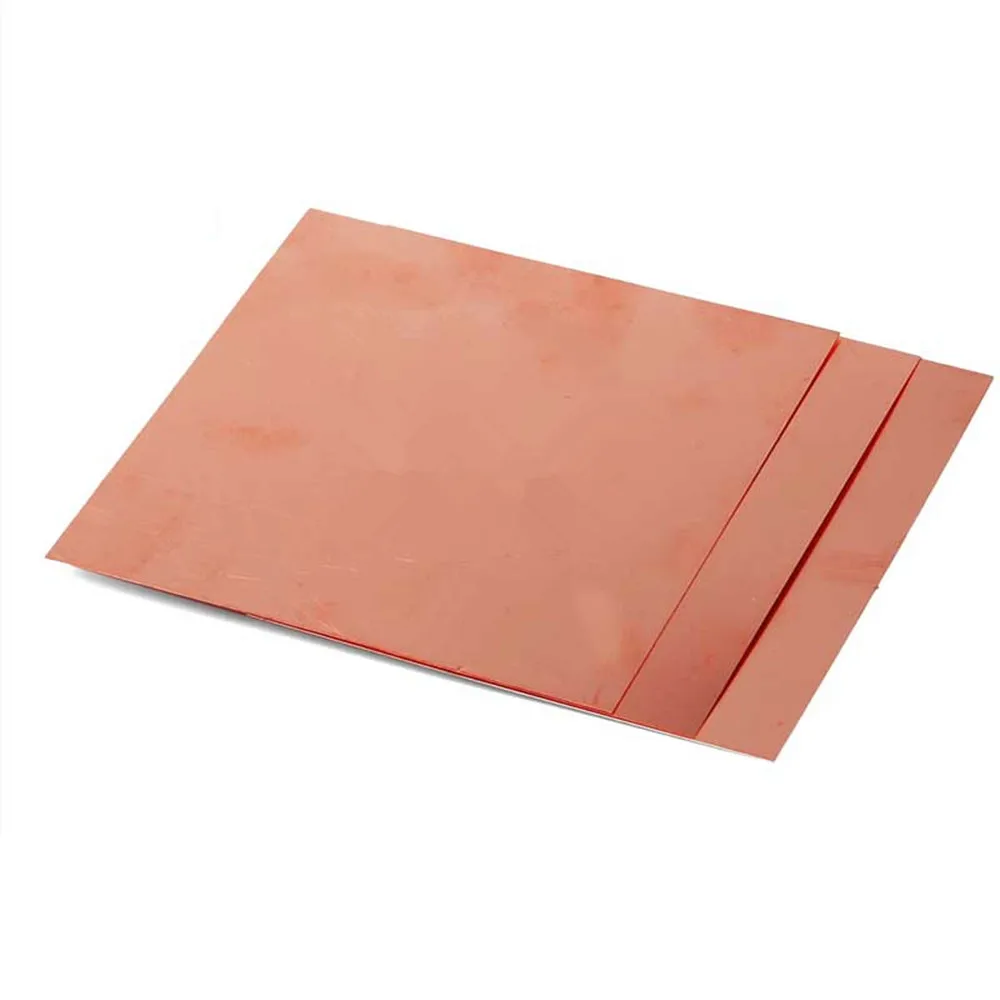 

1PCS thick 0.1-0.8mm 300x300mm 99.9% Purity Copper Metal Sheet Plate Nice Mechanical Behavior and Thermal Stability Copper Plate