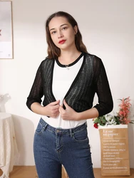 korean style gilet maille femme cardigan ete légère top en crochet tricot haut rose cardigans vêtements mode pull noir femmes de fashion crop manche longue tricoté à manches longues été court coreen femme fin jersey