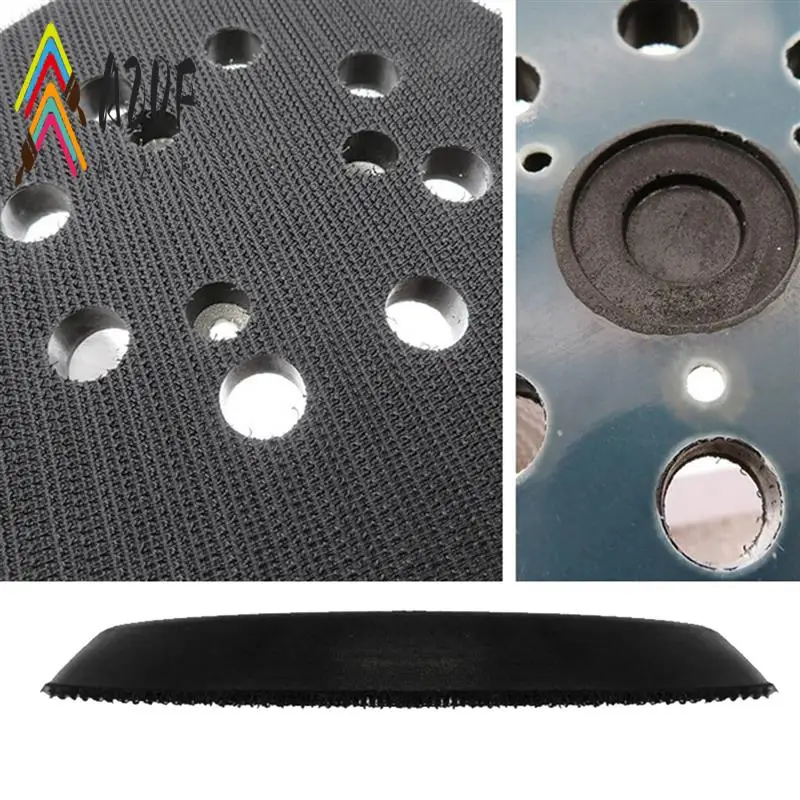 

A20F-2 Pack 5 Inch Dia 8 Hole Hook And Loop Replacement Sander Pad Track Sander Sanding Backing Pad