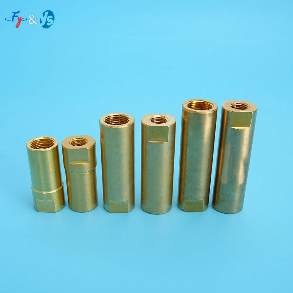 Brass Internal Thread Extension Connector Hexagonal Base Nozzle Extension Sleeve For Misting Spray Pipeline Connection