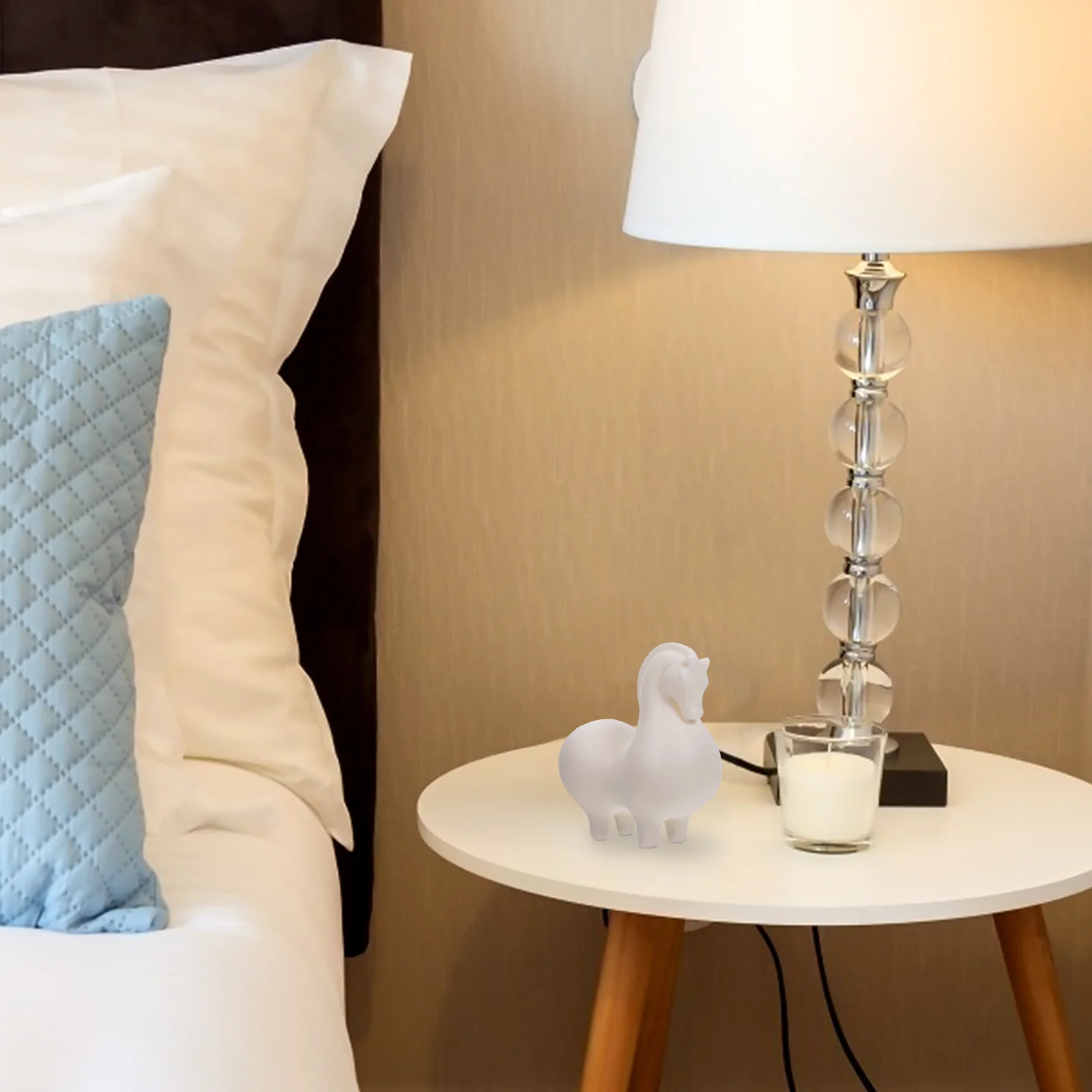 

Ceramic Horse Adornment Decorative Tea Pet Ornament Perfect Gift for Home Office Tearoom Table Decor Horse Adornment