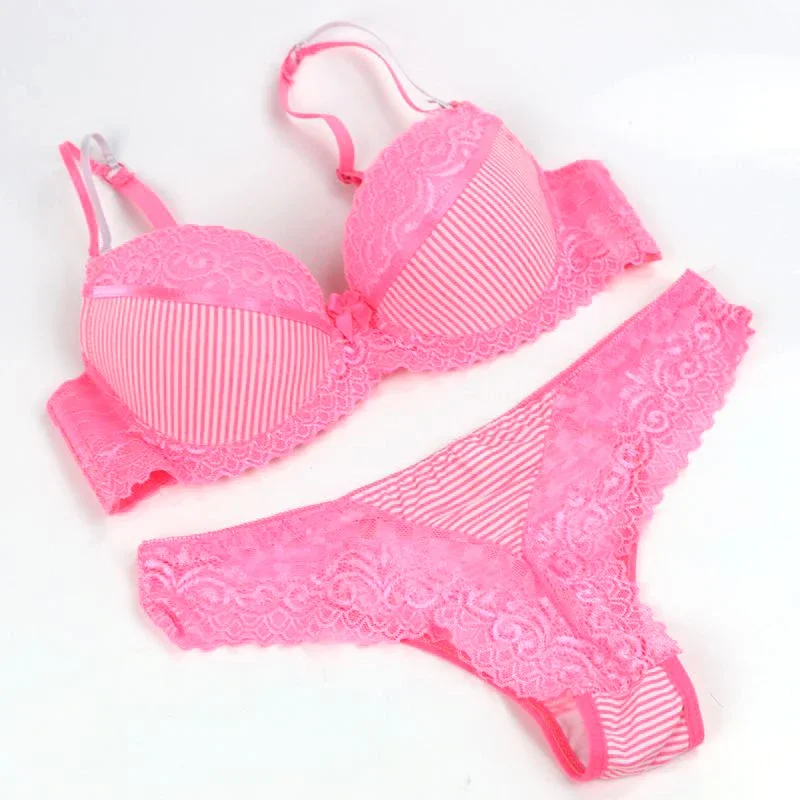 نوفيل سلس جديد مثير حمالات الصدر الدانتيل مجموعة BCDE كوب الفرنسية القوس الملابس الداخلية حمالة واللباس الداخلي رفع ديمي الملابس الداخلية للمرأة