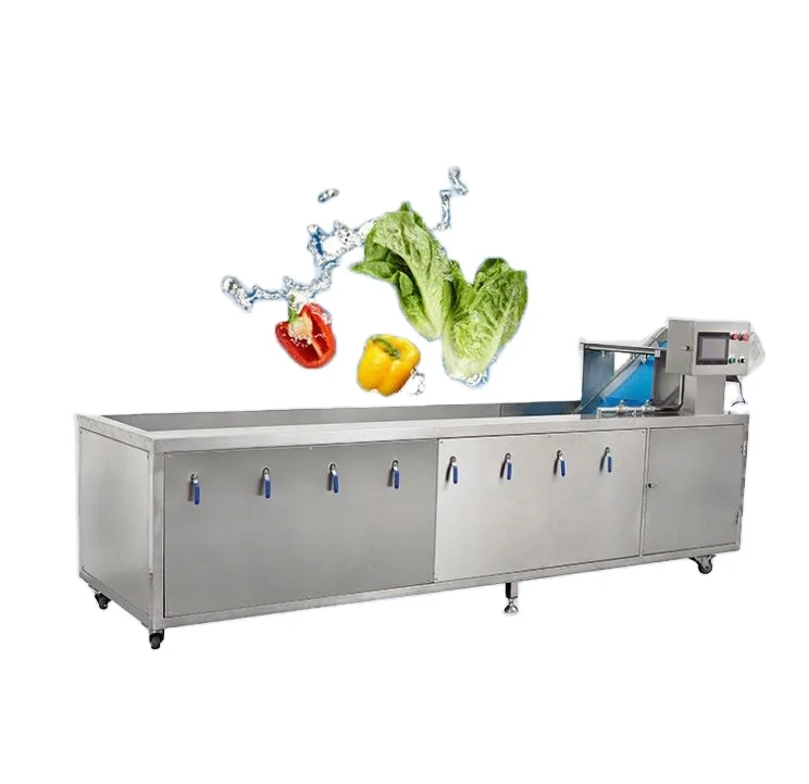 Industrial Ozone Bubble Fruit And Vegetable Cleaning Machine Fruit Washer