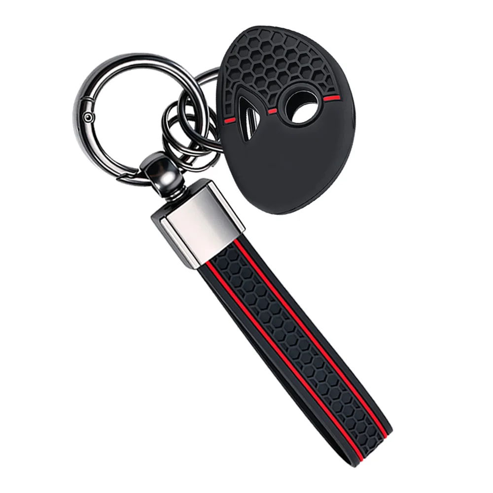 For BMW K1200R K1200S R1200RT K1300R K1300S S1000RR F650GS F800GS F800ST Silicone Motorcycle Keyring Key Chain Cover Case Shell