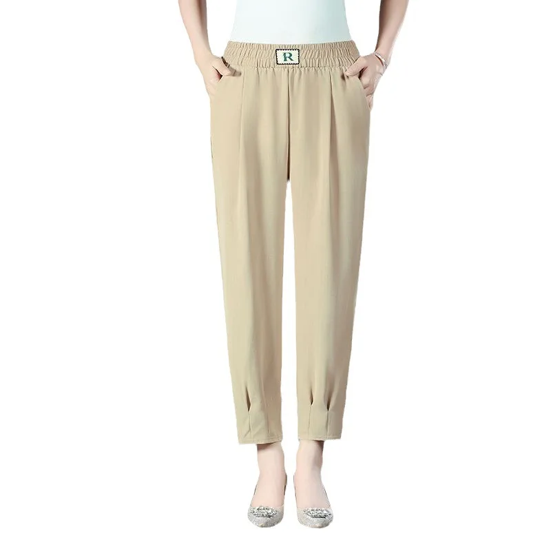 

Summer New for High Waist Loose Nine-Point Pants Casual pants