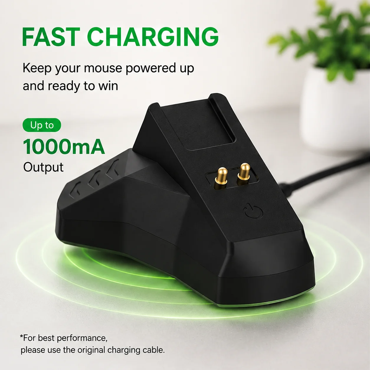 Charging dock suitable for Razer Naga Pro/Viper Ultimate/Basilisk Ultimate/Mice DeathAdder V2 Pro wireless mouse charging view 3