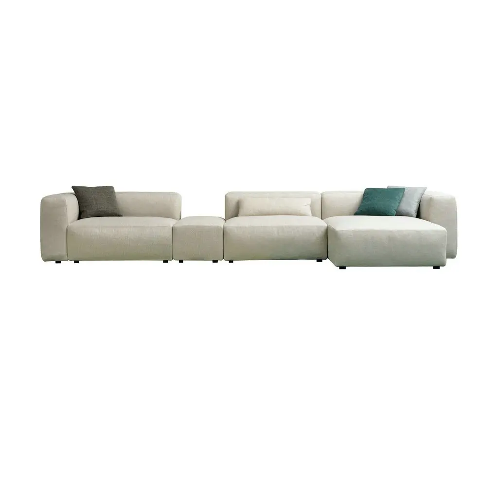 #Italian Designer Modern Modular Sectional Cloud Sofa Set Oversized Sofa Couch with Chaise  Corduroy Living Room Sofas for Home