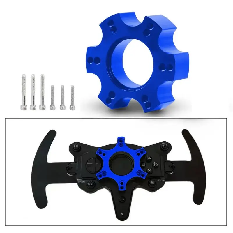 

【MO】Adjustable Booster Shift Lever/Gear Shifter For Car 70mm Steering Wheel Adapter Plate For Thrustmaster T300RS P310 R383 Y