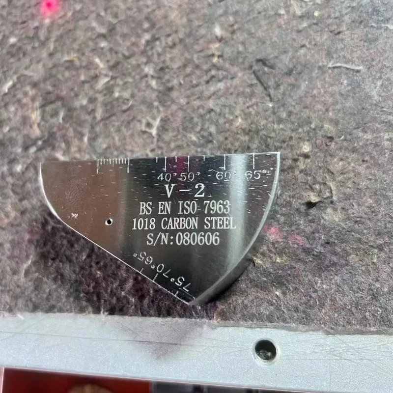 12.5mm 20mm 25mm V2 교정 테스트 블록 탄소강 블록 IIW2 A4 교정 테스트 블록