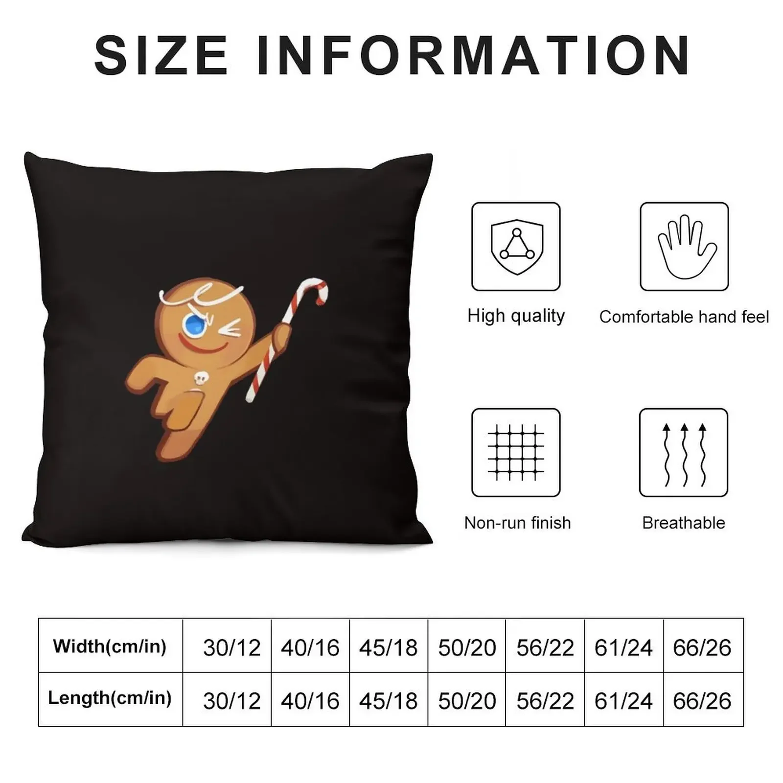 Gingerbrave Smirk! Cookie Run Ovenbreak Throw Pillow bed pillows Luxury Living Room Decorative Cushions pillow