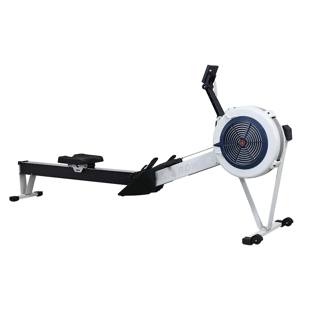 

Air Rowing Machine 10 Levels Adjustable Resistance Rower Machine Gym Equipment Cardio Row Training Indoor Air Rowing Machine