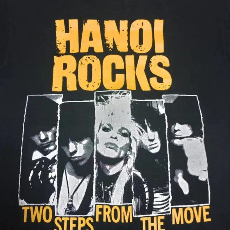 

Винтажная редкая футболка Hanoi Rocks Band для взрослых S 5XL IL222