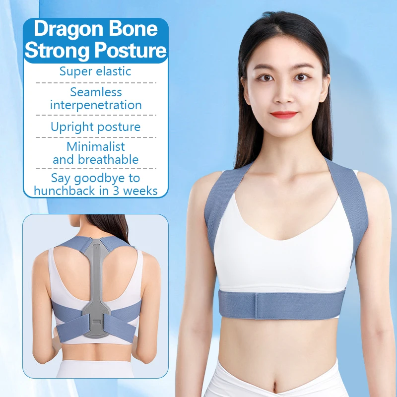 Posture Corrector Upper Posture Brace For Support Providing Shoulder-Neck-Back Relief Pain Adjustable For Men And Women