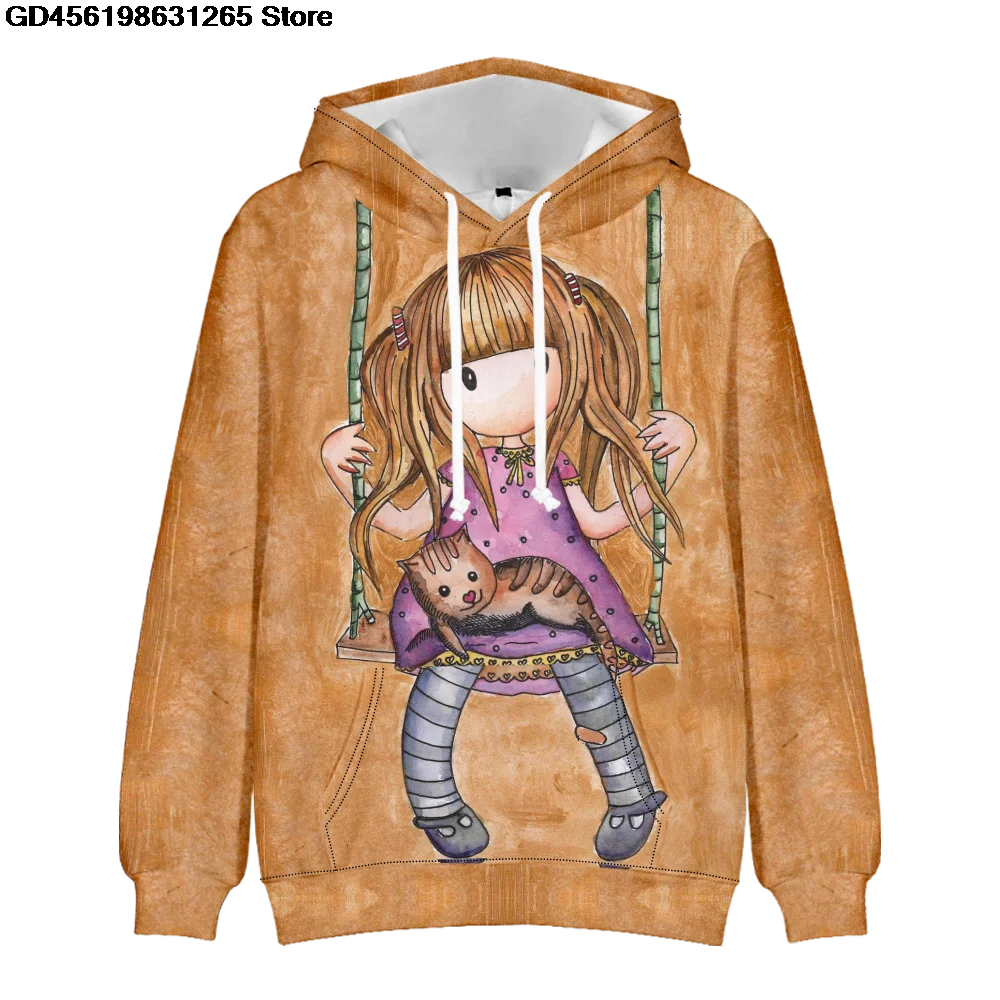 

Women Hoodi Anime Gorjuss Hoodies Sweatshirts Cosplay Costume Oversized Men Boy Kids Clothing Kawaii Tops